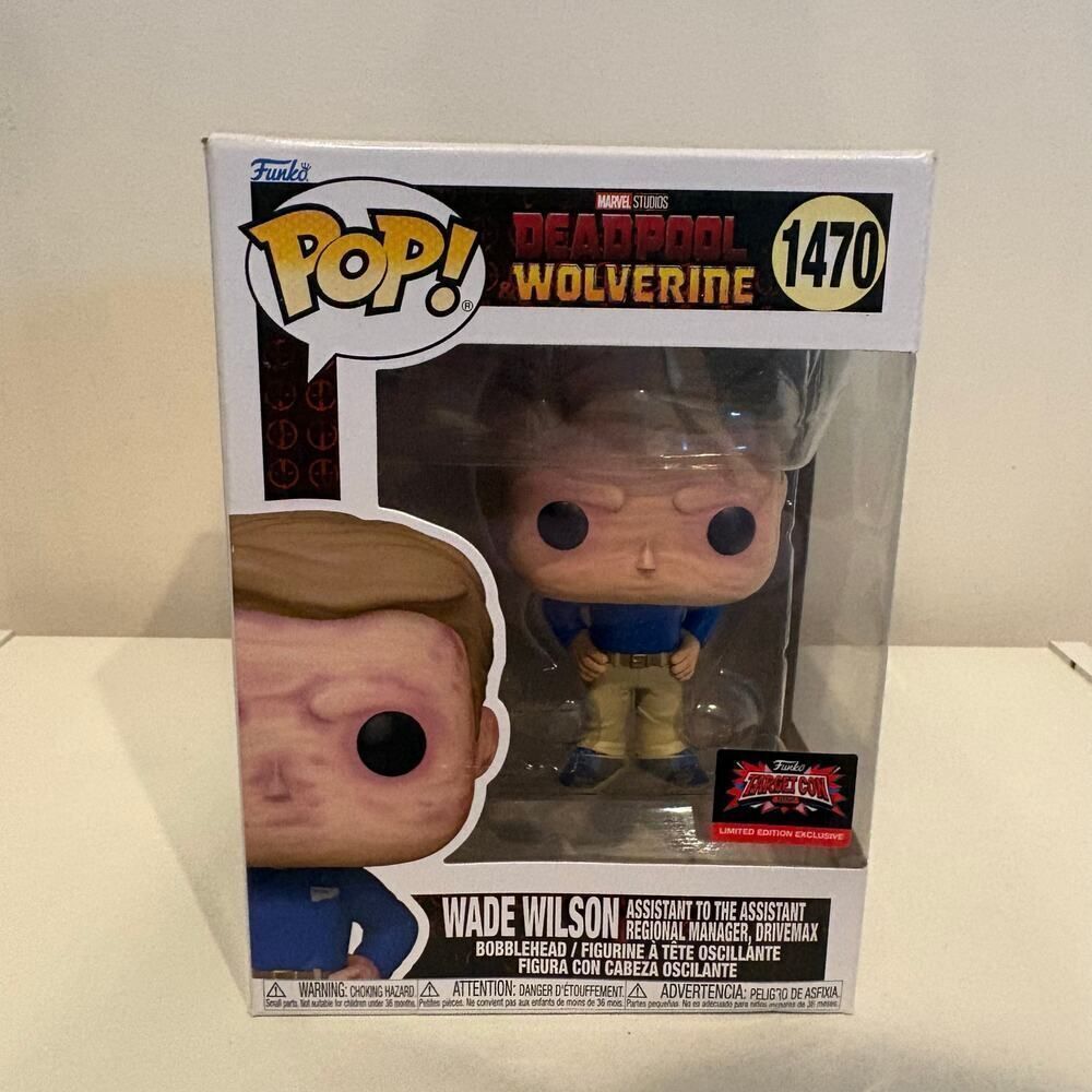 Marvel Deadpool Wolverine Wade Wilson Funko Pop 1470